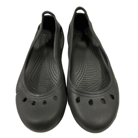 Crocs Kadee Size 6 Women’s Slip on Flats Shoes Black - Picture 3 of 10